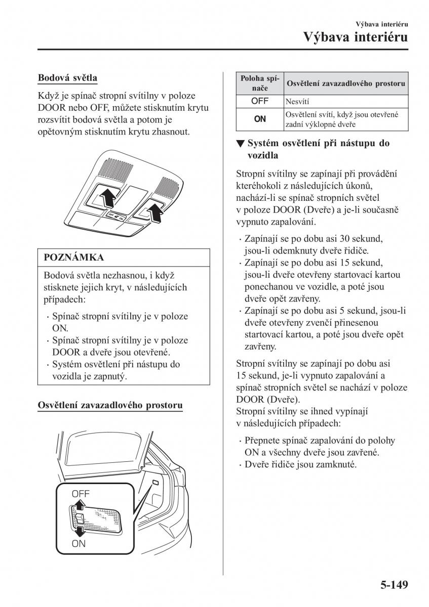 Mazda CX 3 navod k obsludze / page 483