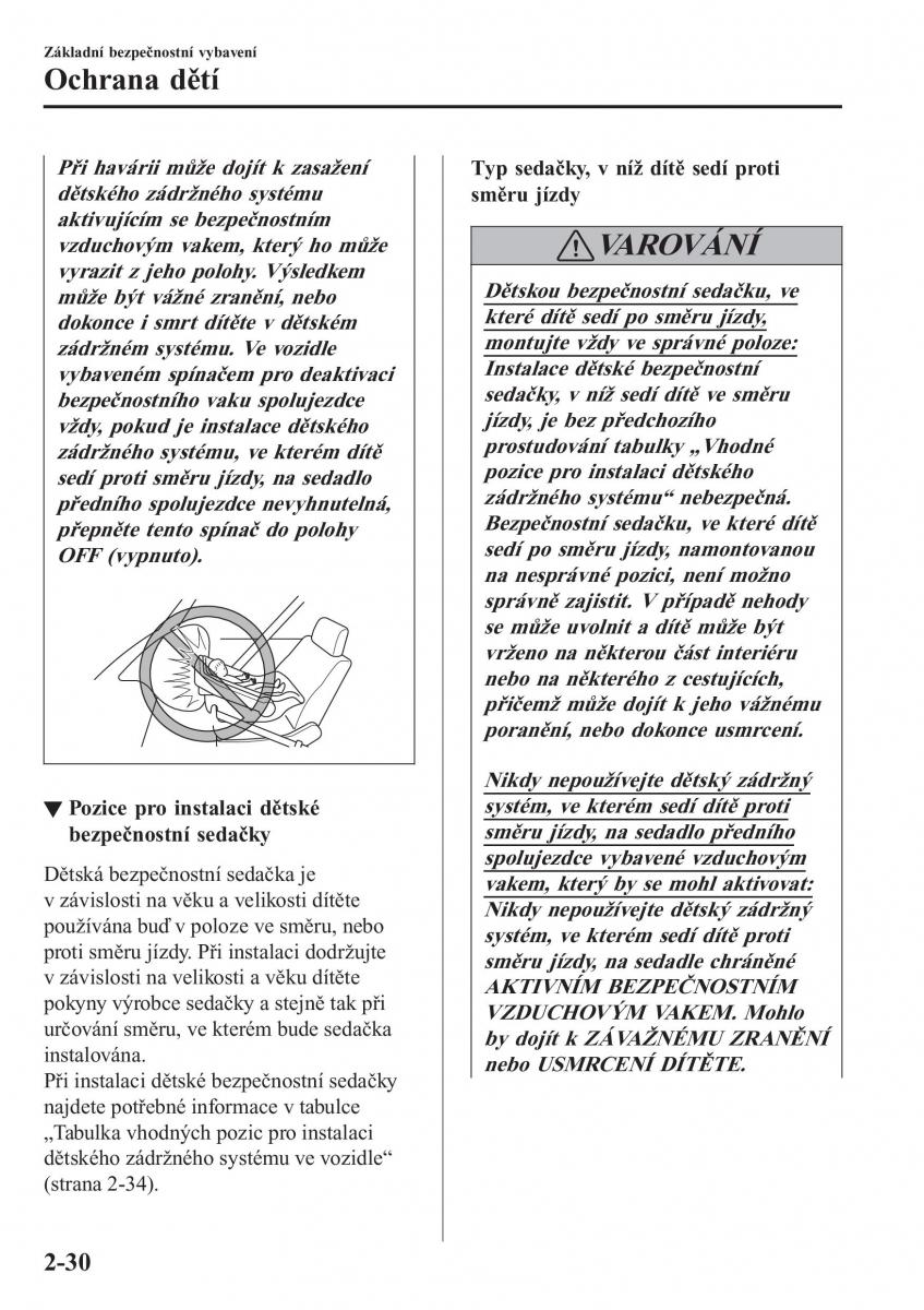 Mazda CX 3 navod k obsludze / page 50