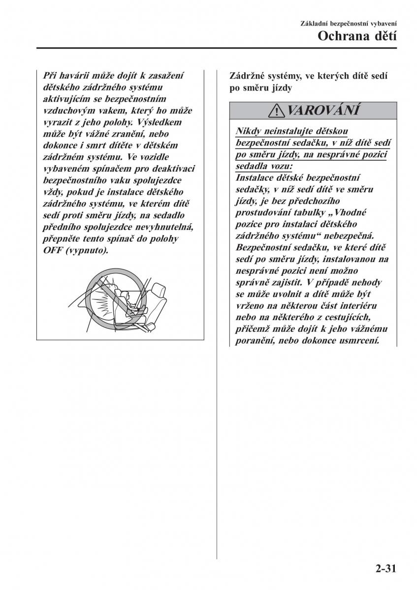 Mazda CX 3 navod k obsludze / page 51