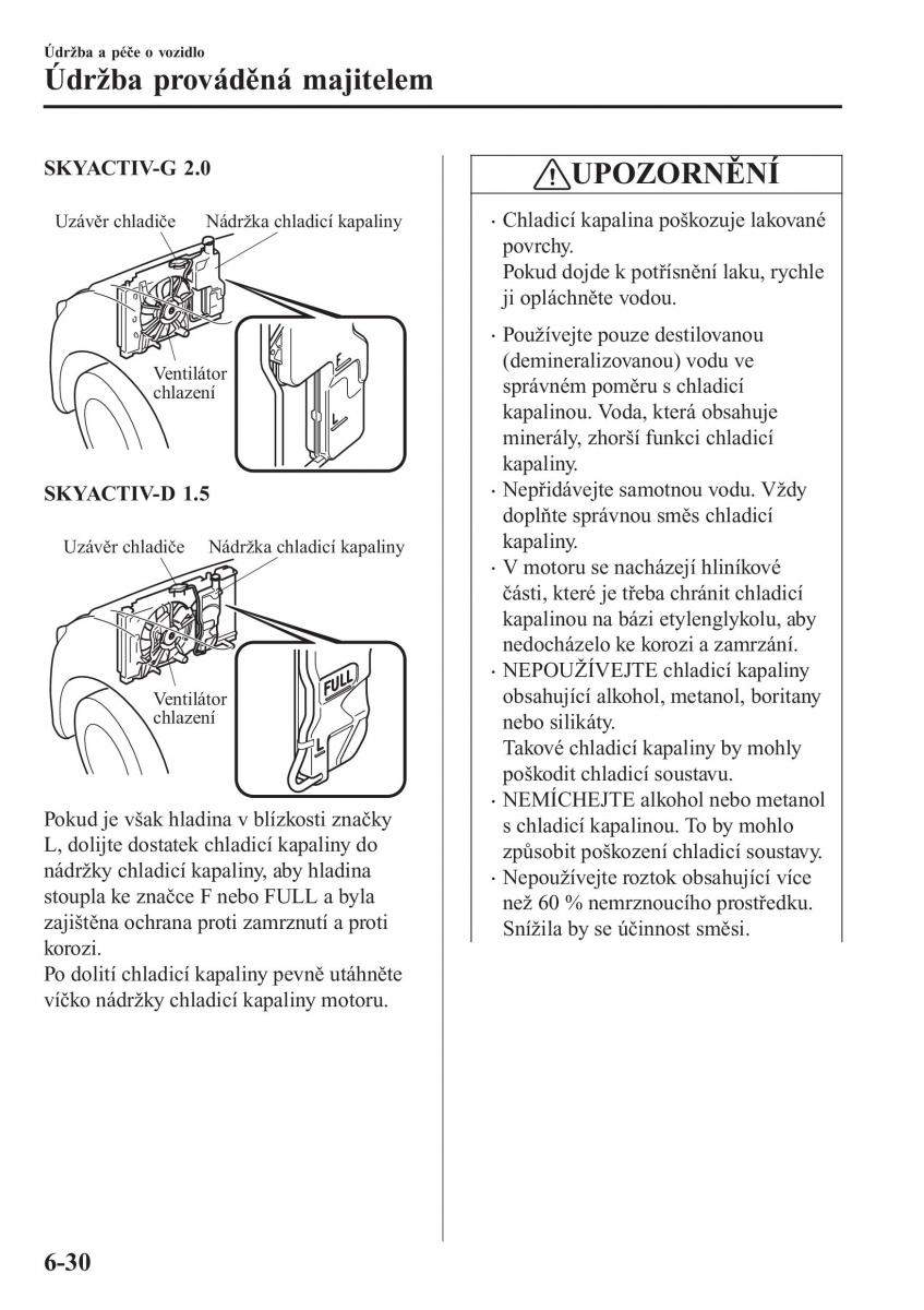 Mazda CX 3 navod k obsludze / page 520