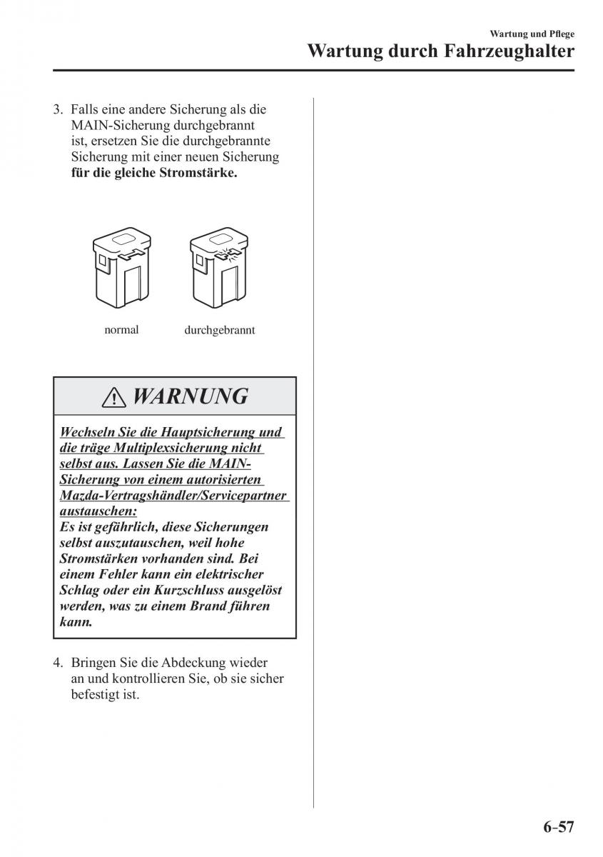 Mazda CX 3 Handbuch / page 556