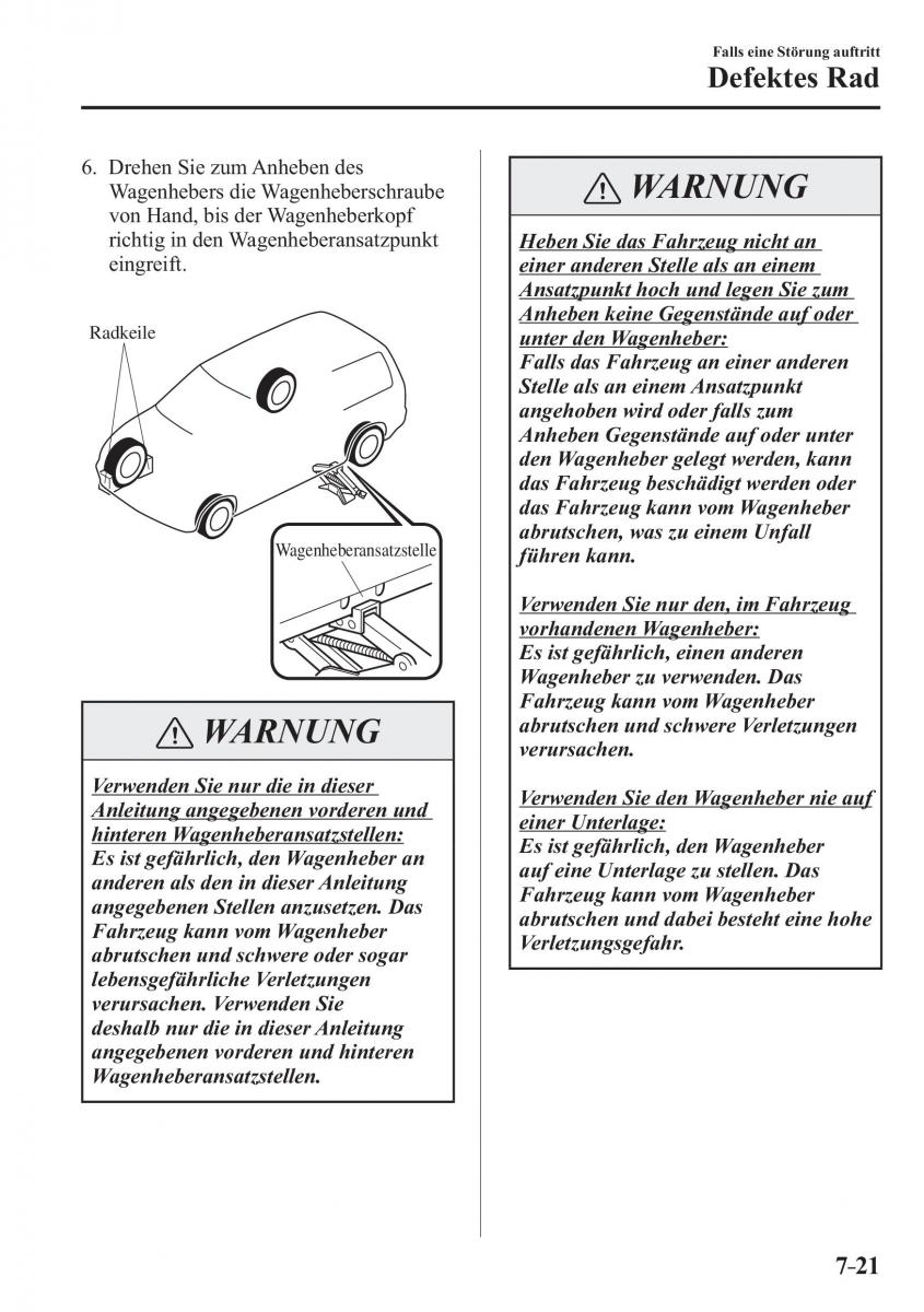 Mazda CX 3 Handbuch / page 592