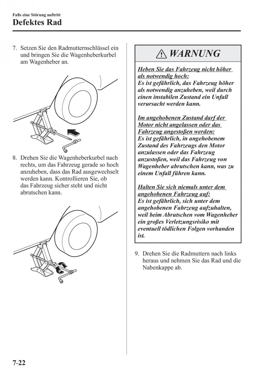 Mazda CX 3 Handbuch / page 593