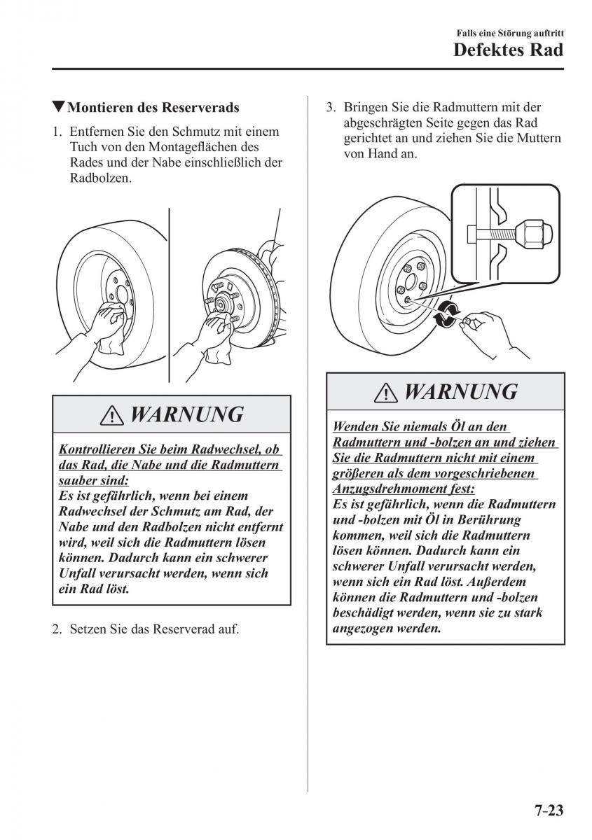 Mazda CX 3 Handbuch / page 594