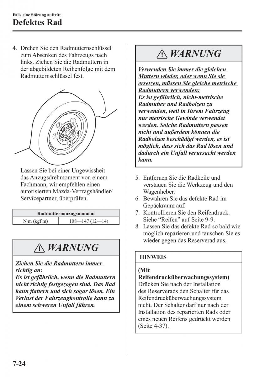 Mazda CX 3 Handbuch / page 595