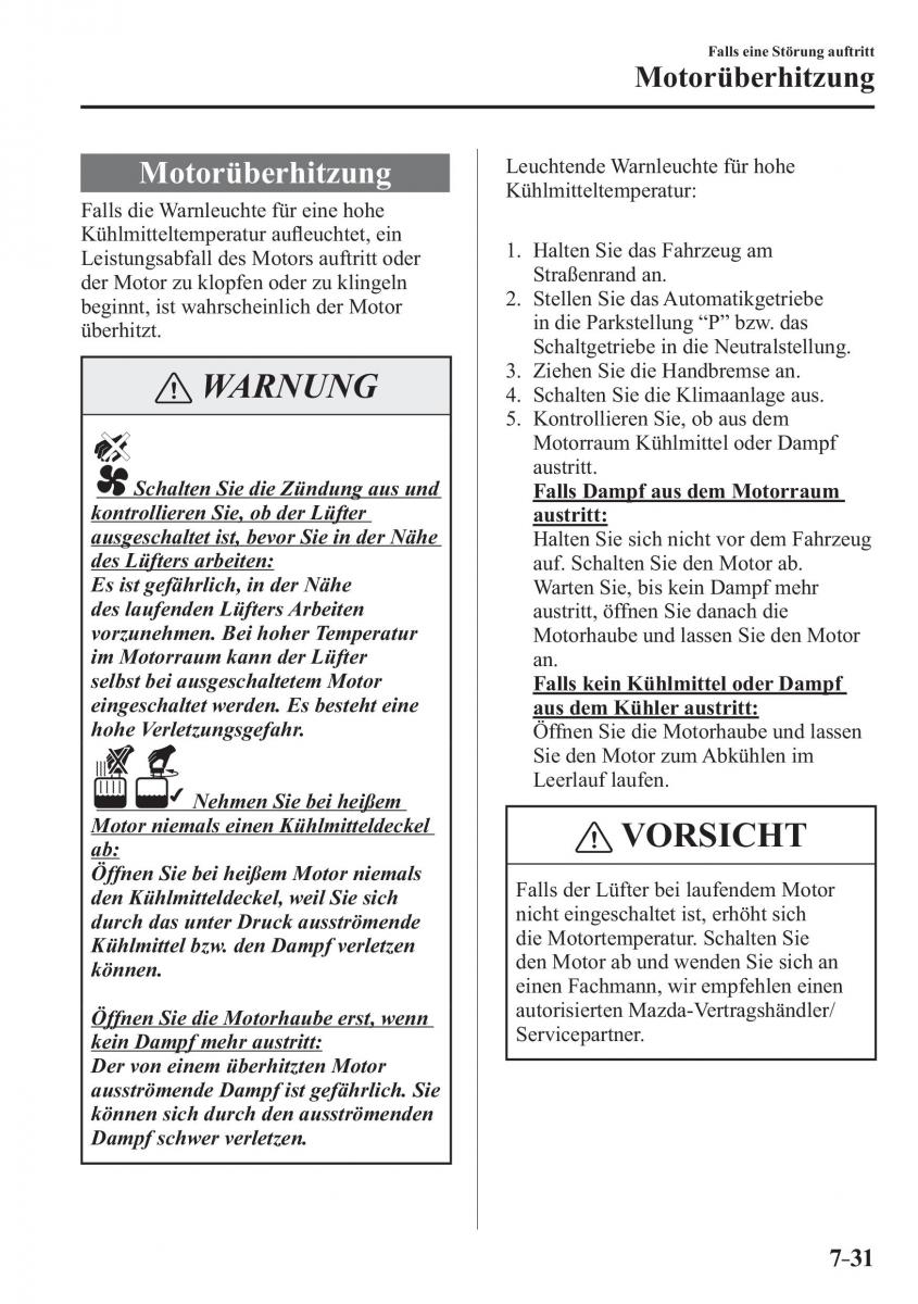 Mazda CX 3 Handbuch / page 602