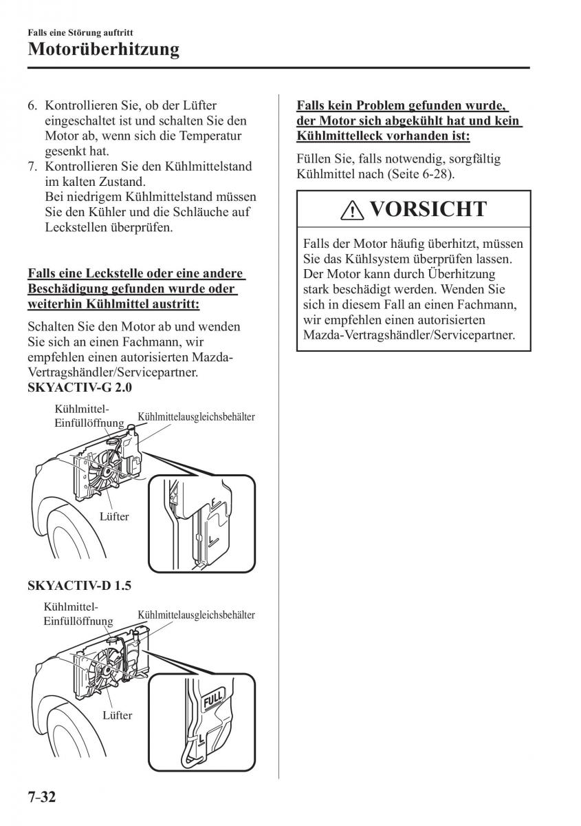 Mazda CX 3 Handbuch / page 603