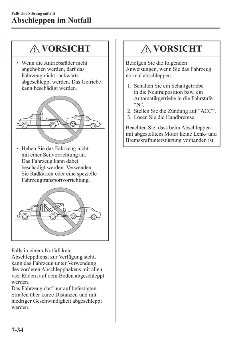 Mazda CX 3 Handbuch / page 605