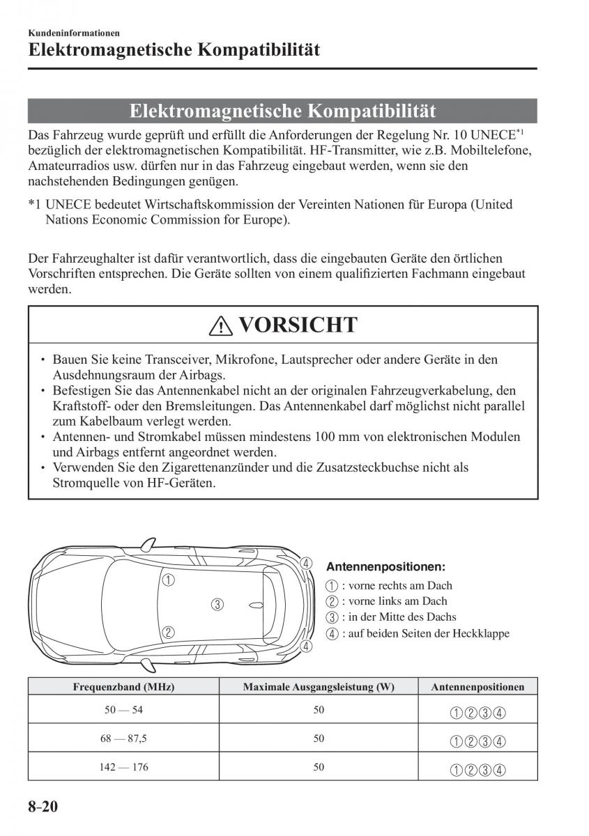 Mazda CX 3 Handbuch / page 651