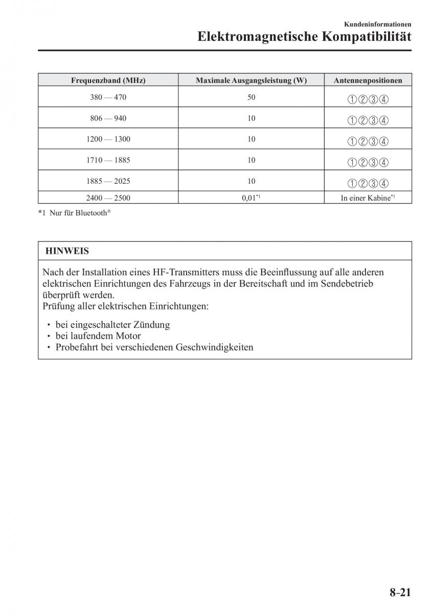 Mazda CX 3 Handbuch / page 652