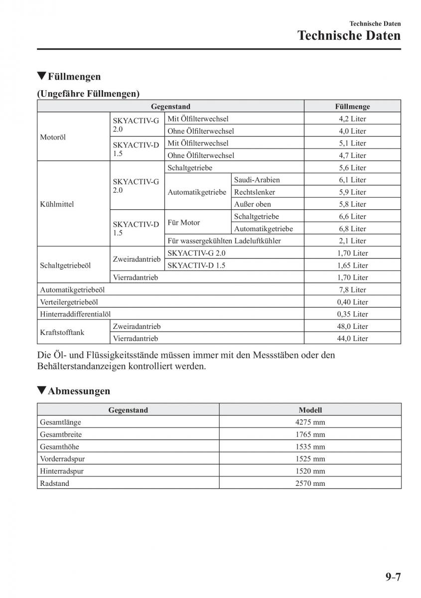 Mazda CX 3 Handbuch / page 662