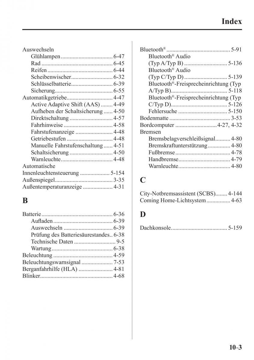 Mazda CX 3 Handbuch / page 678