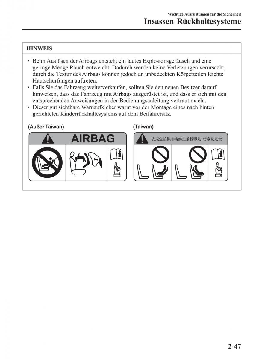 Mazda CX 3 Handbuch / page 68