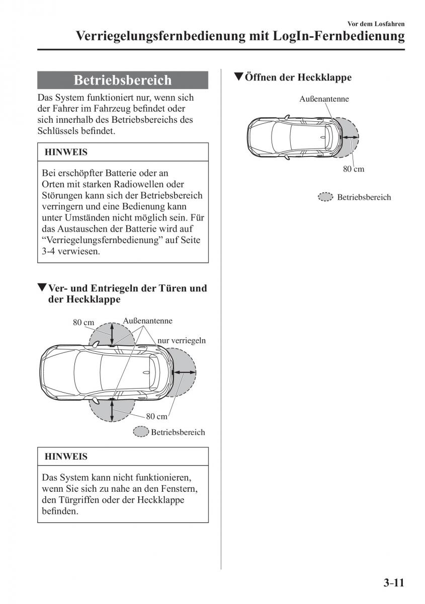 Mazda CX 3 Handbuch / page 90