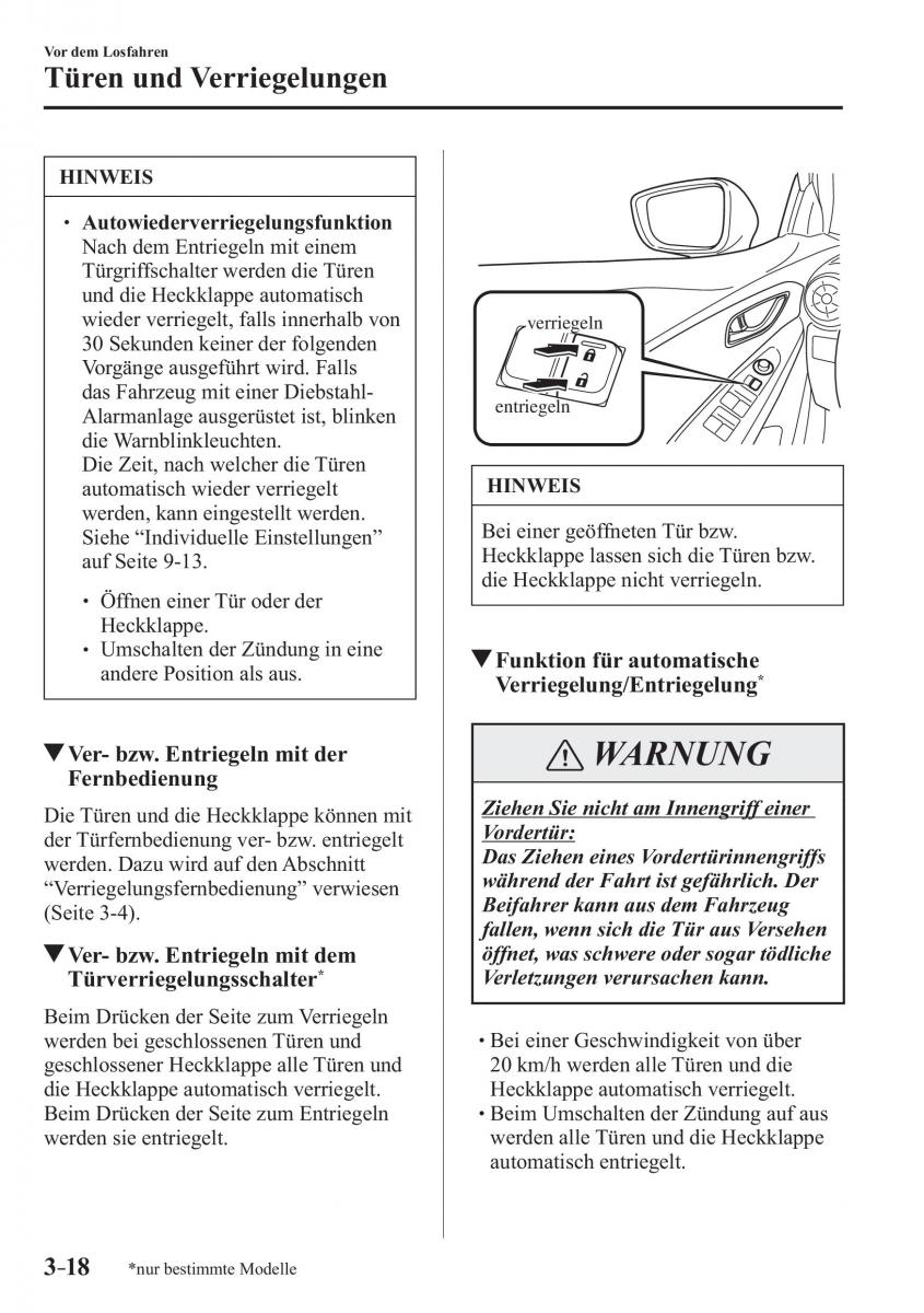 Mazda CX 3 Handbuch / page 97