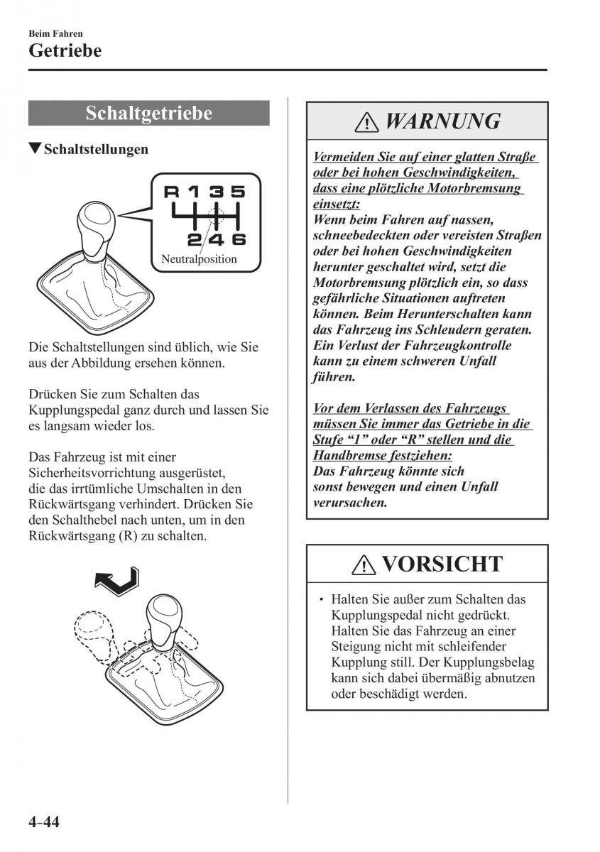 Mazda CX 3 Handbuch / page 189