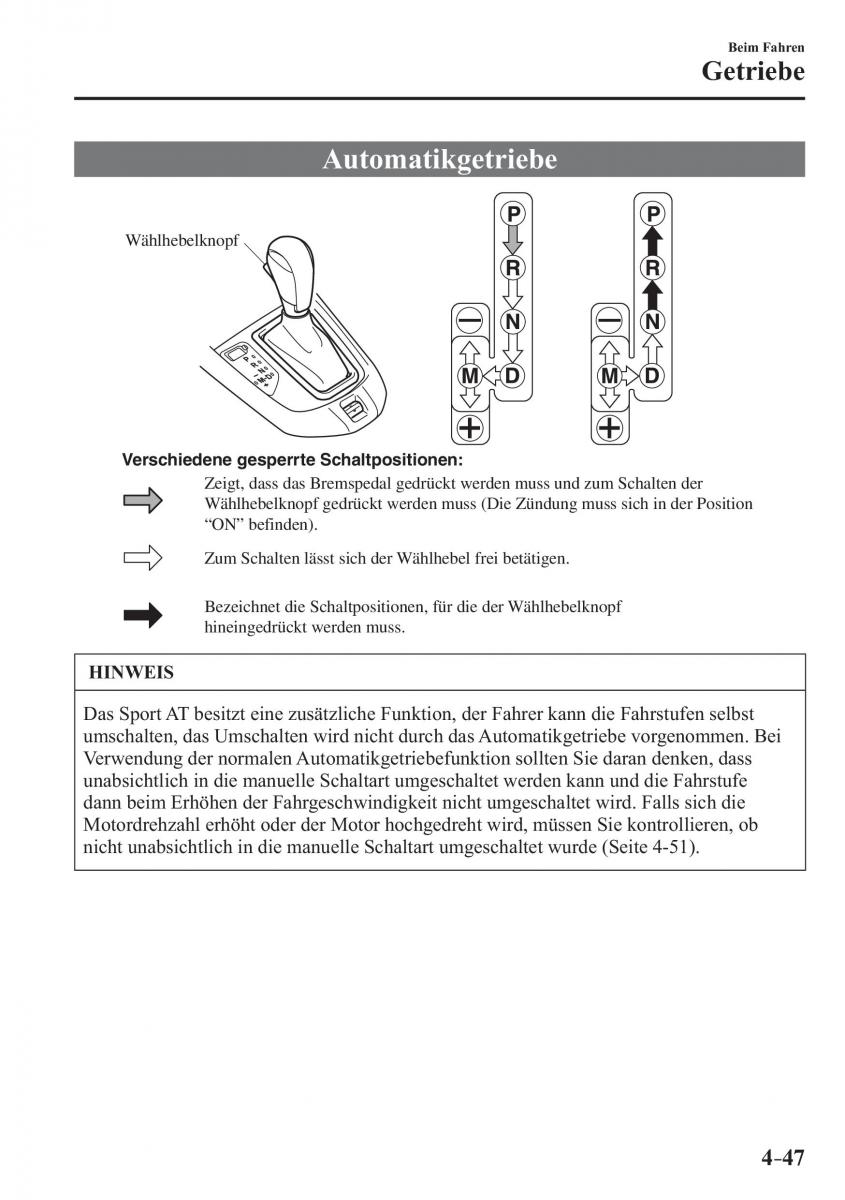 Mazda CX 3 Handbuch / page 192