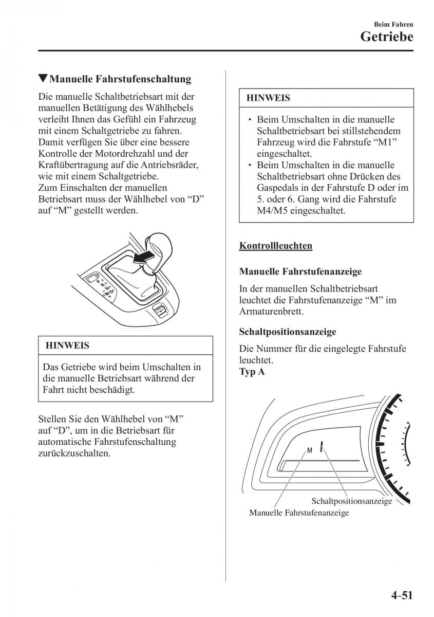 Mazda CX 3 Handbuch / page 196