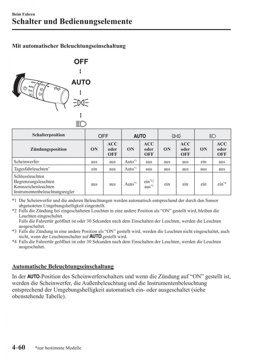 Mazda CX 3 Handbuch / page 205