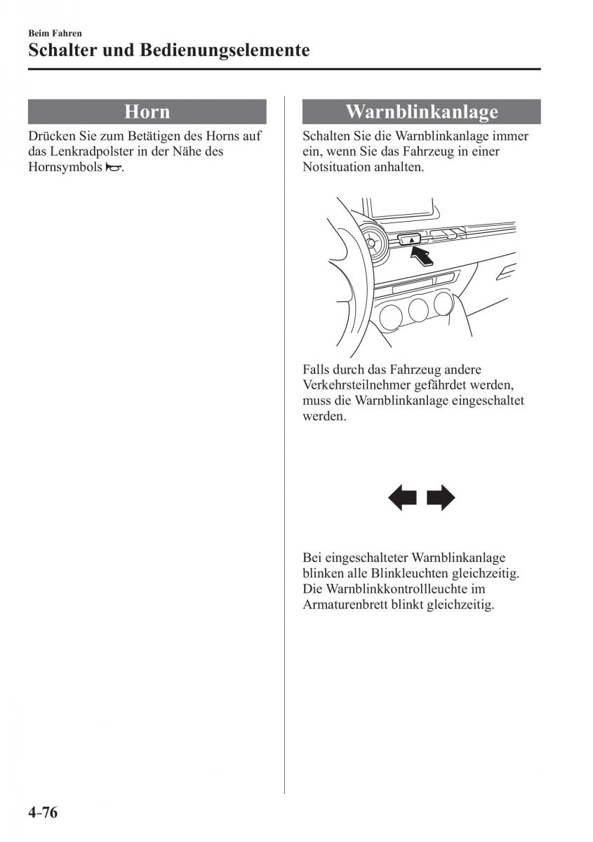 Mazda CX 3 Handbuch / page 221