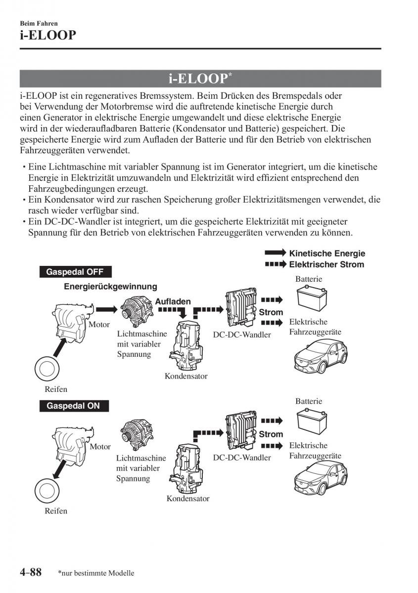 Mazda CX 3 Handbuch / page 233