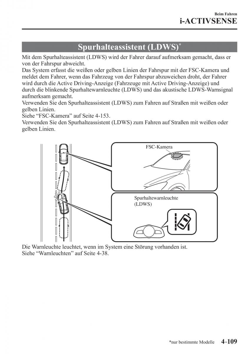 Mazda CX 3 Handbuch / page 254