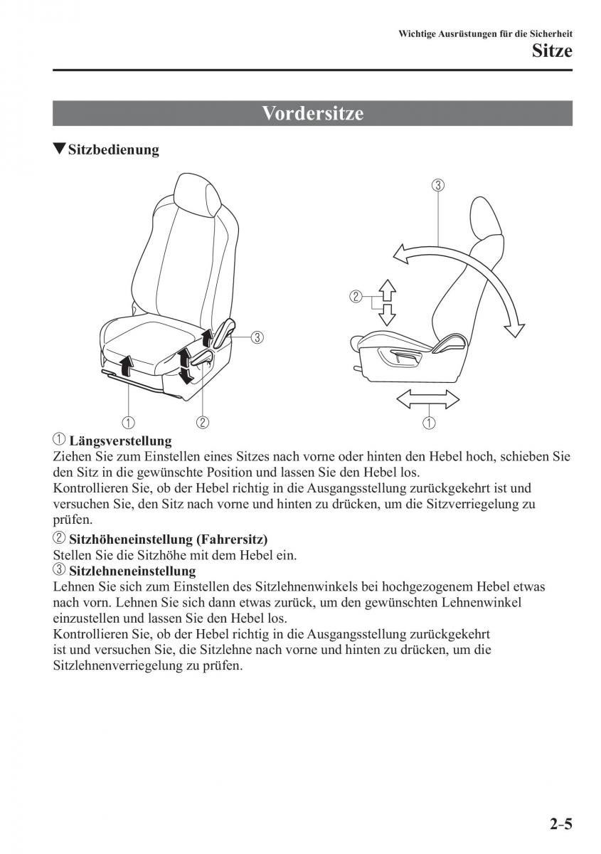 Mazda CX 3 Handbuch / page 26