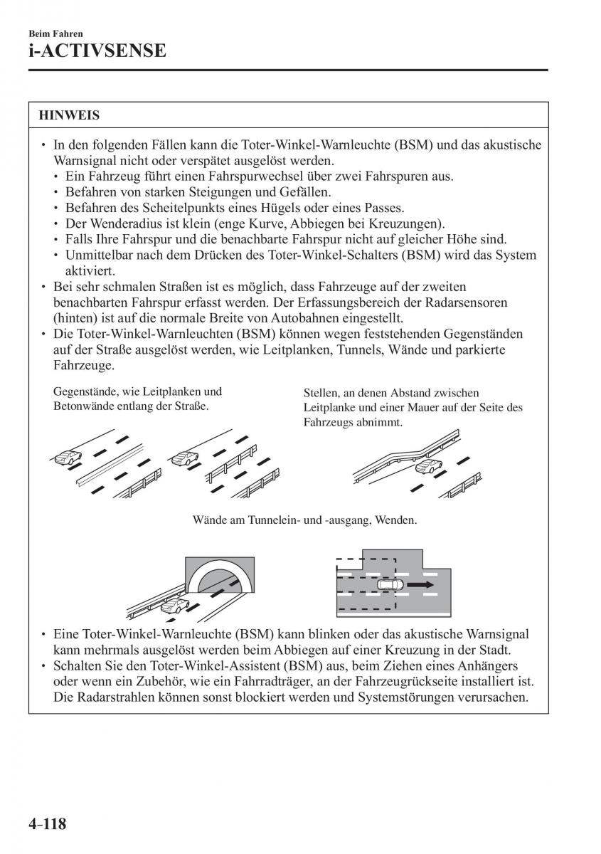 Mazda CX 3 Handbuch / page 263