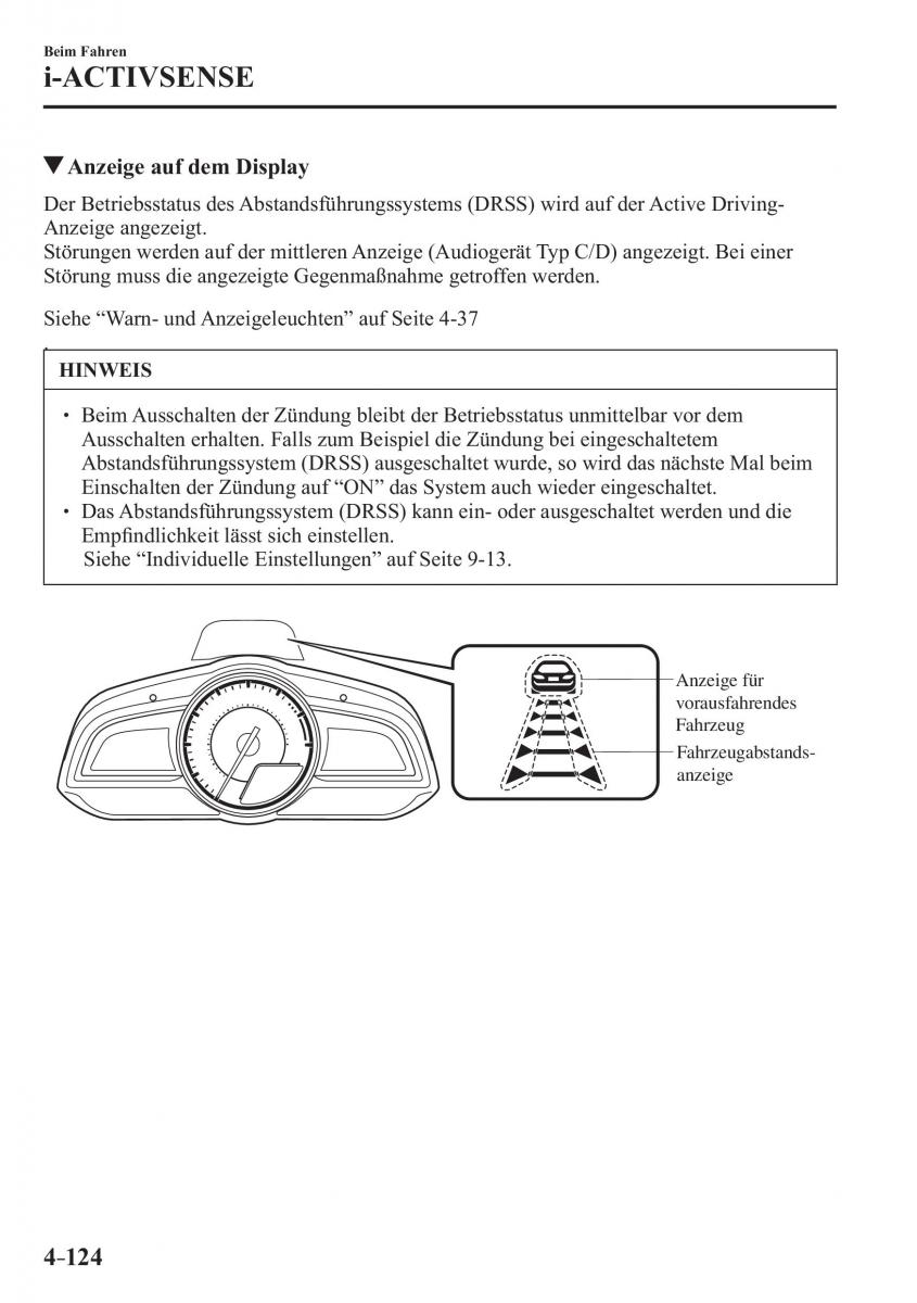 Mazda CX 3 Handbuch / page 269