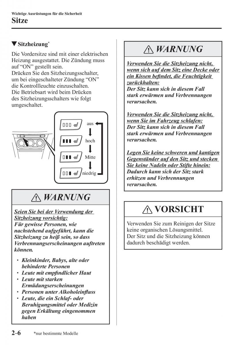 Mazda CX 3 Handbuch / page 27