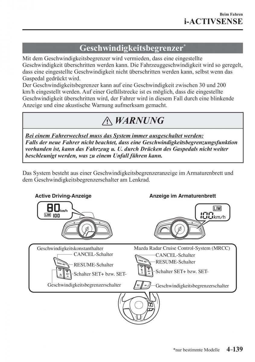 Mazda CX 3 Handbuch / page 284