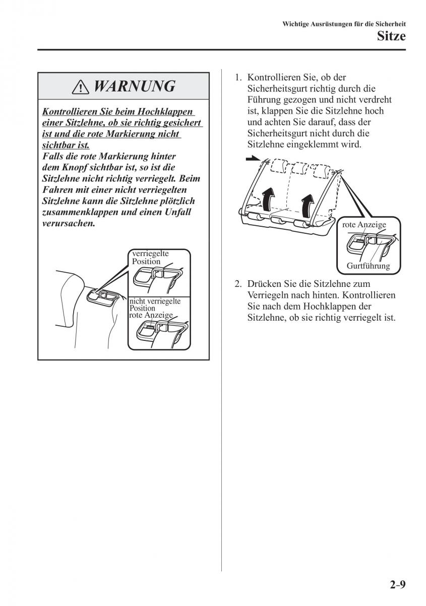 Mazda CX 3 Handbuch / page 30