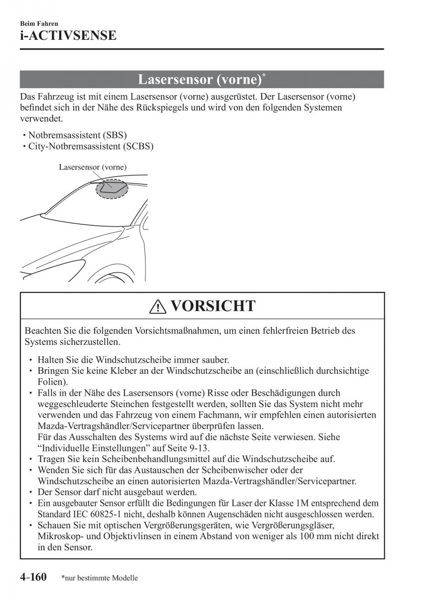 Mazda CX 3 Handbuch / page 305