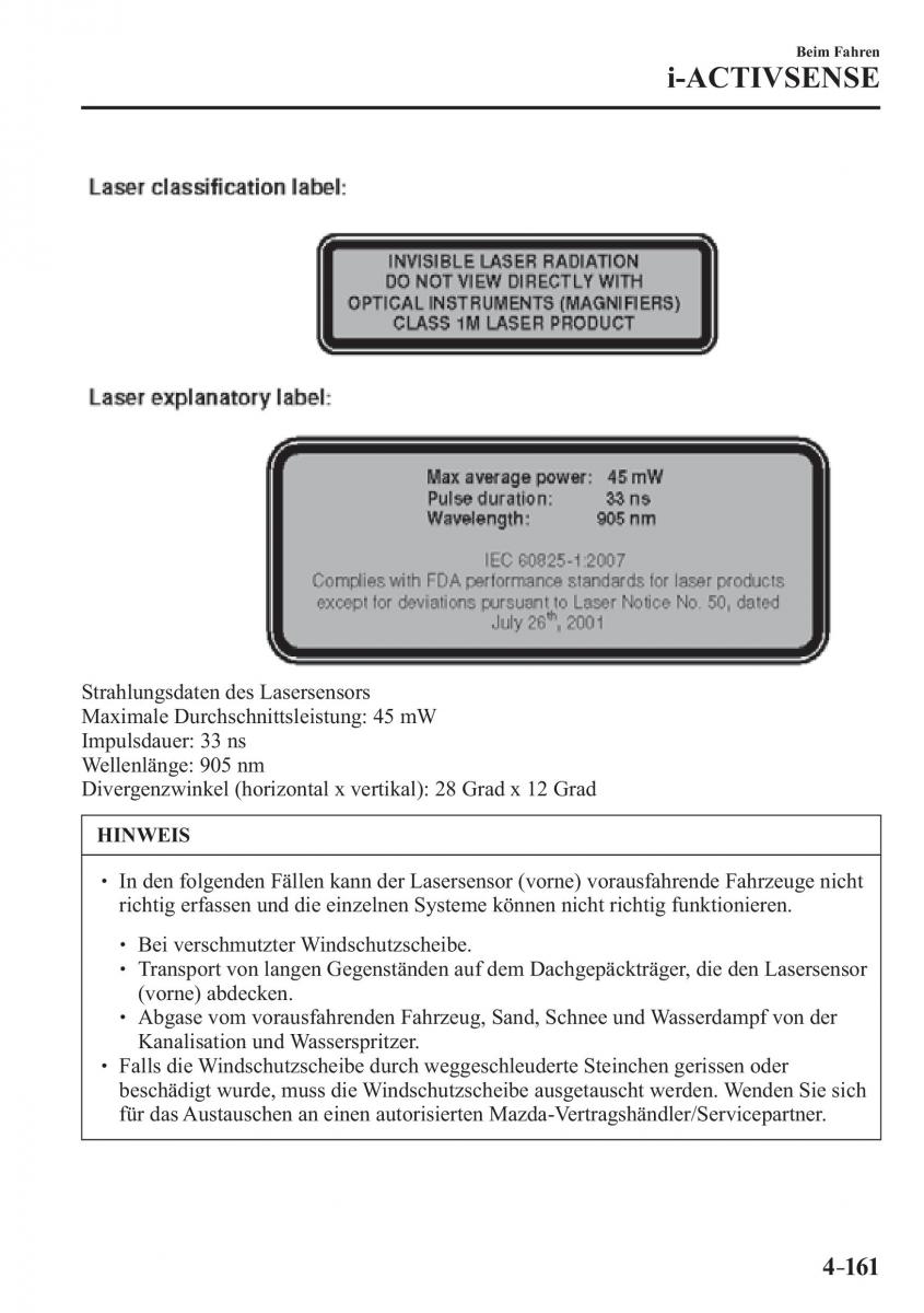 Mazda CX 3 Handbuch / page 306