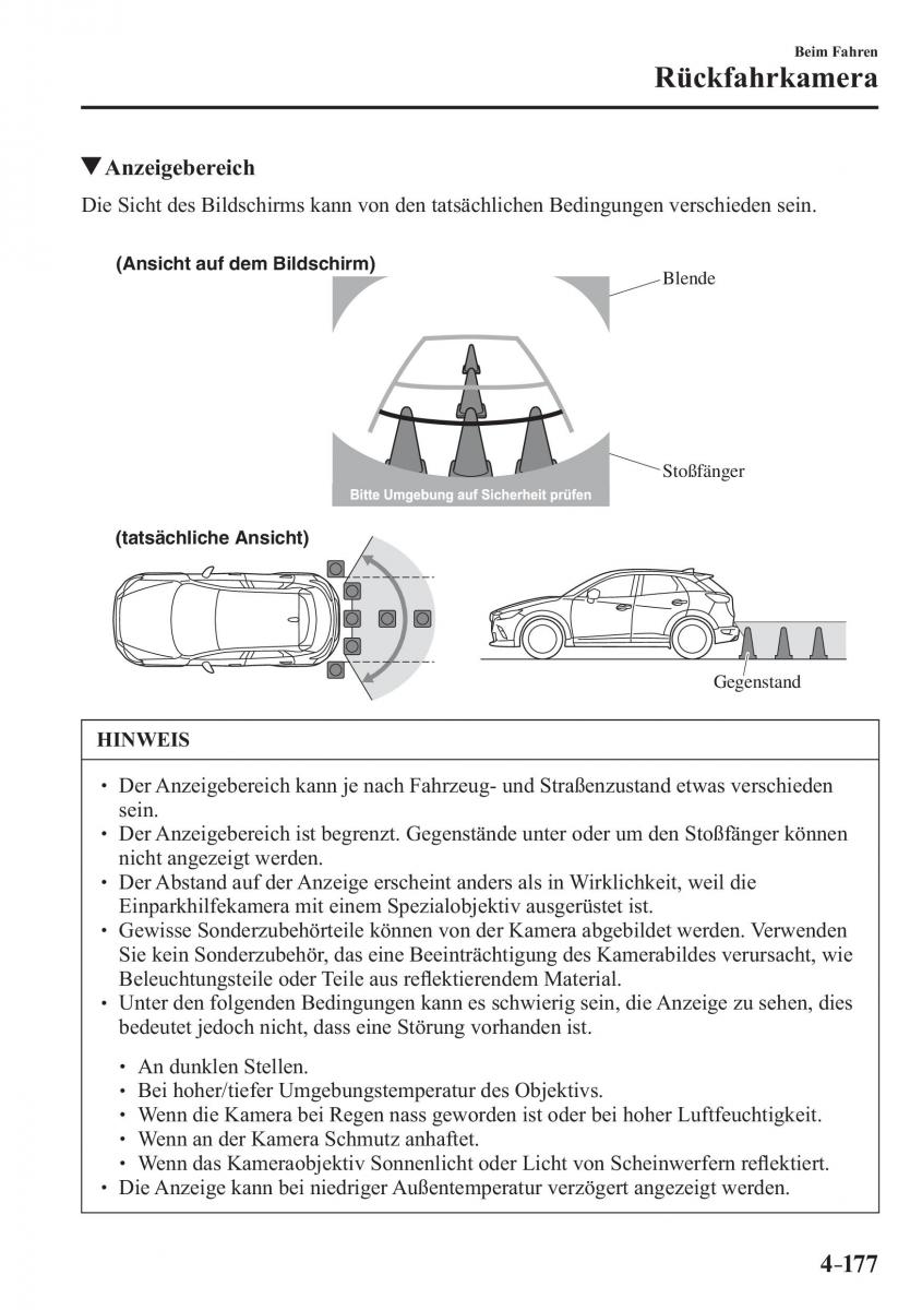 Mazda CX 3 Handbuch / page 322