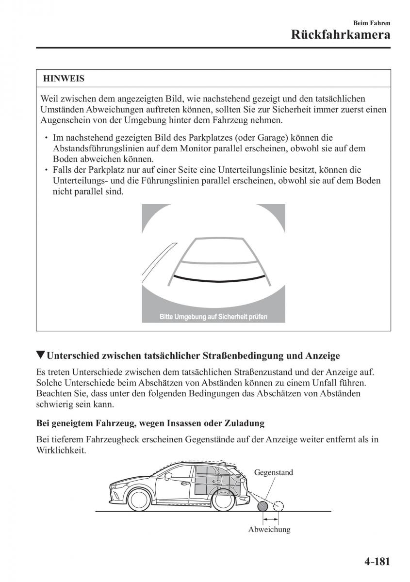 Mazda CX 3 Handbuch / page 326