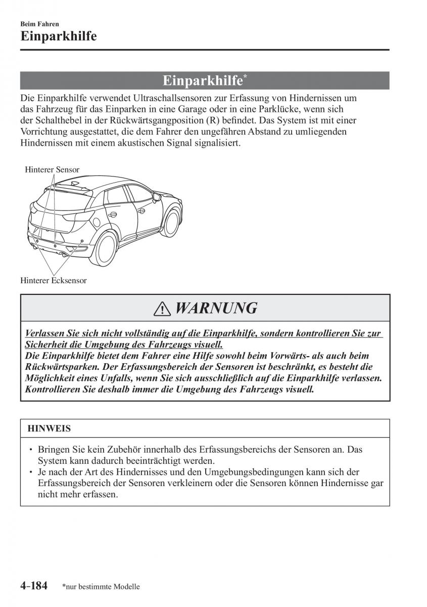 Mazda CX 3 Handbuch / page 329