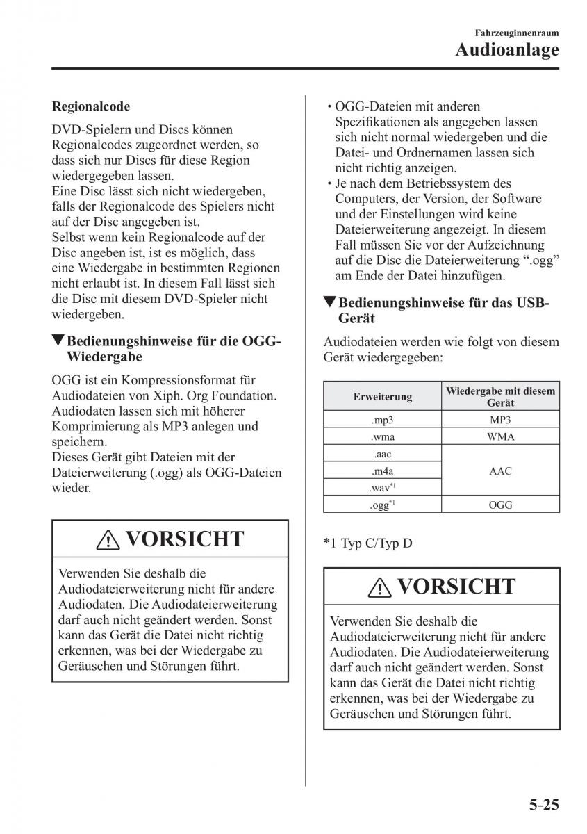 Mazda CX 3 Handbuch / page 360