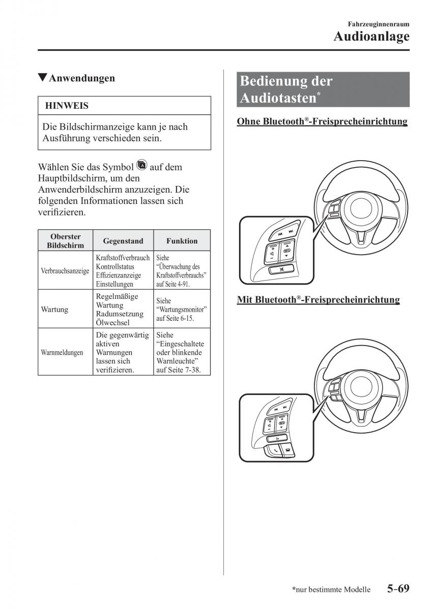 Mazda CX 3 Handbuch / page 404