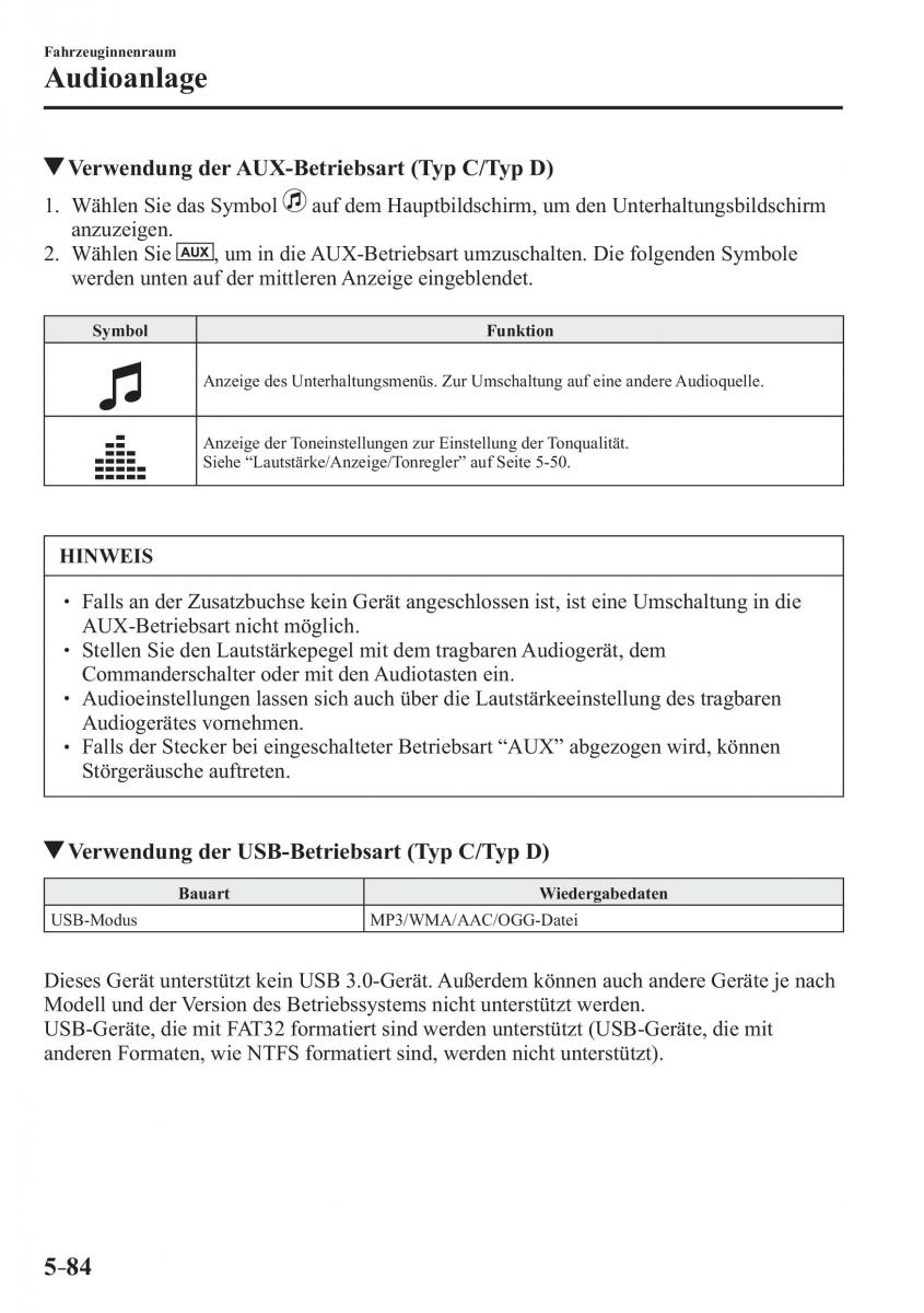 Mazda CX 3 Handbuch / page 419