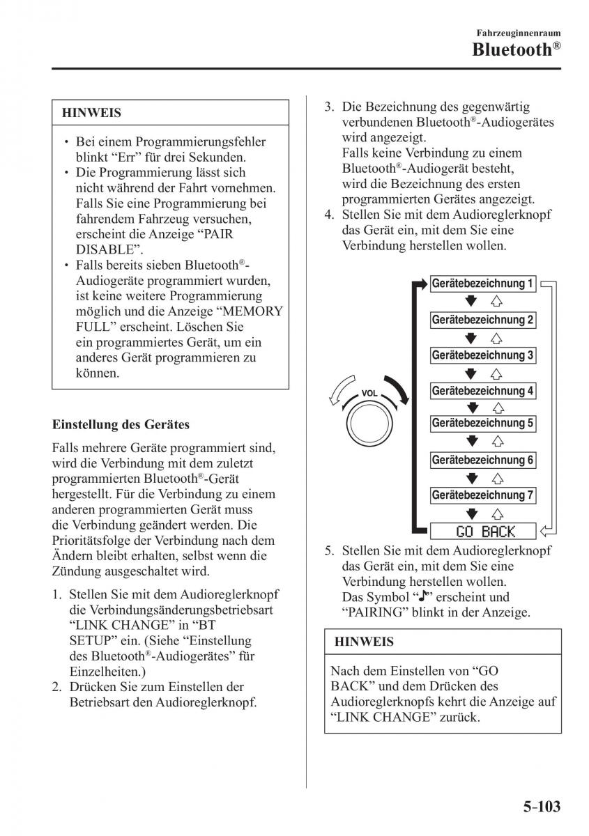 Mazda CX 3 Handbuch / page 438