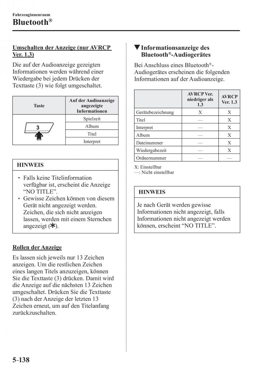 Mazda CX 3 Handbuch / page 473