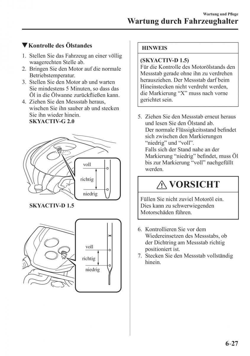 Mazda CX 3 Handbuch / page 526