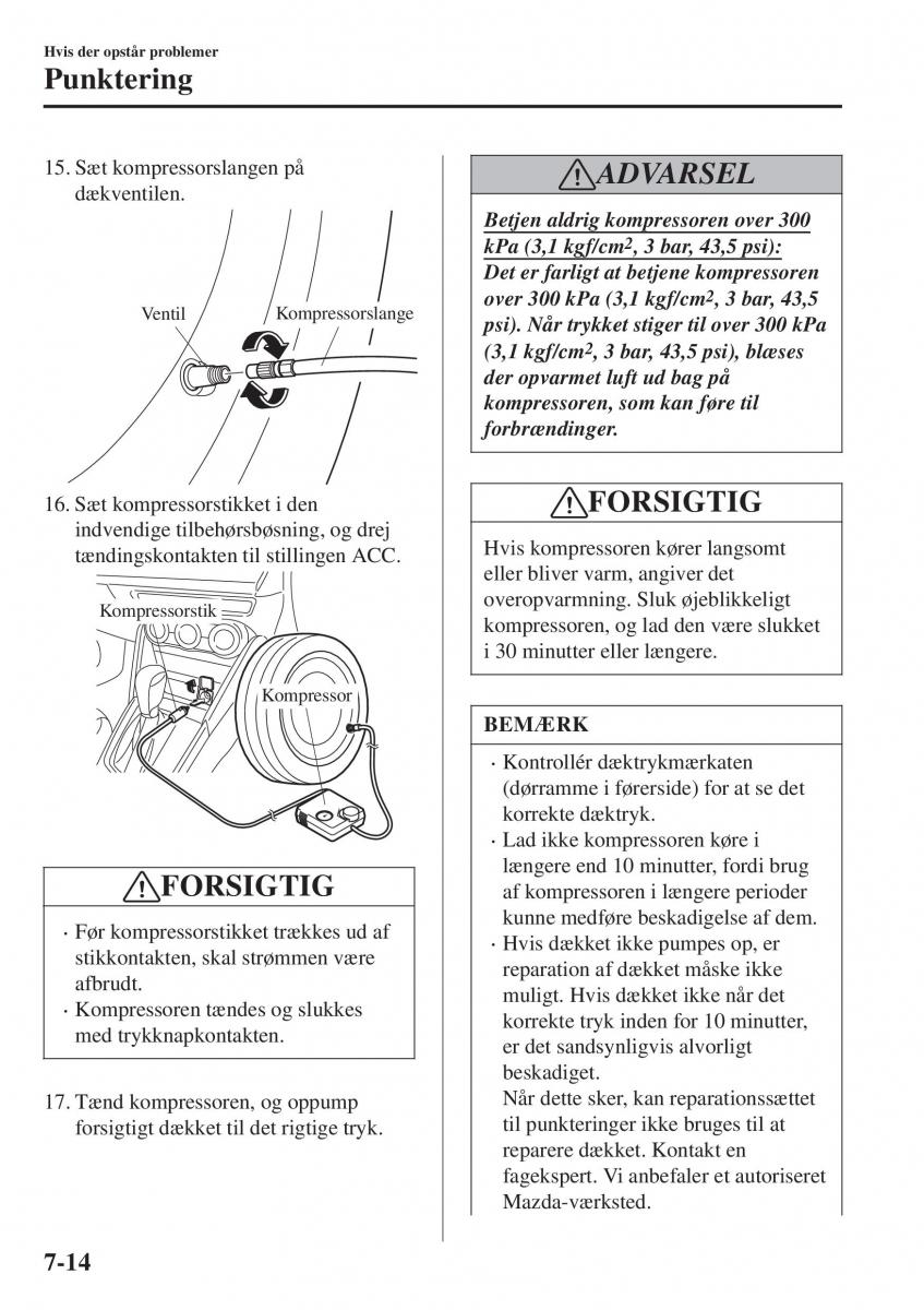 Mazda CX 3 Bilens instruktionsbog / page 544