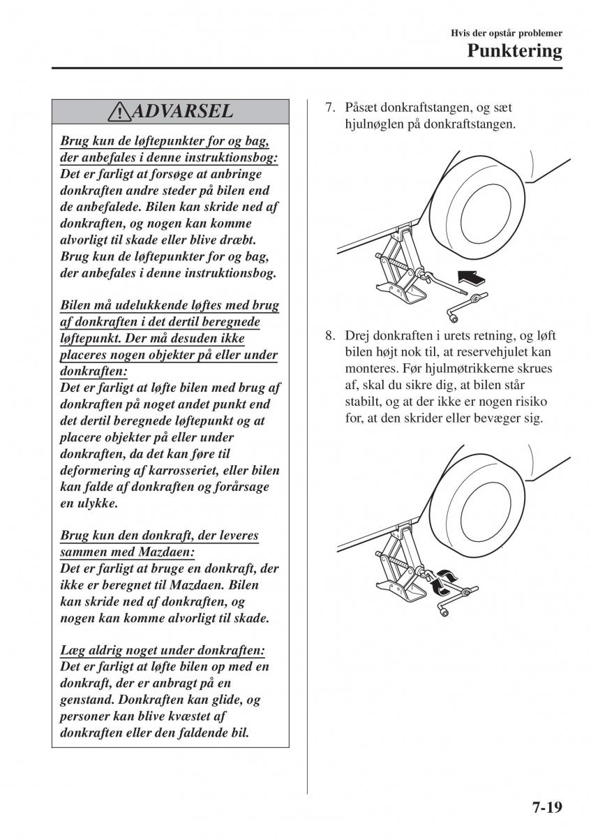 Mazda CX 3 Bilens instruktionsbog / page 549