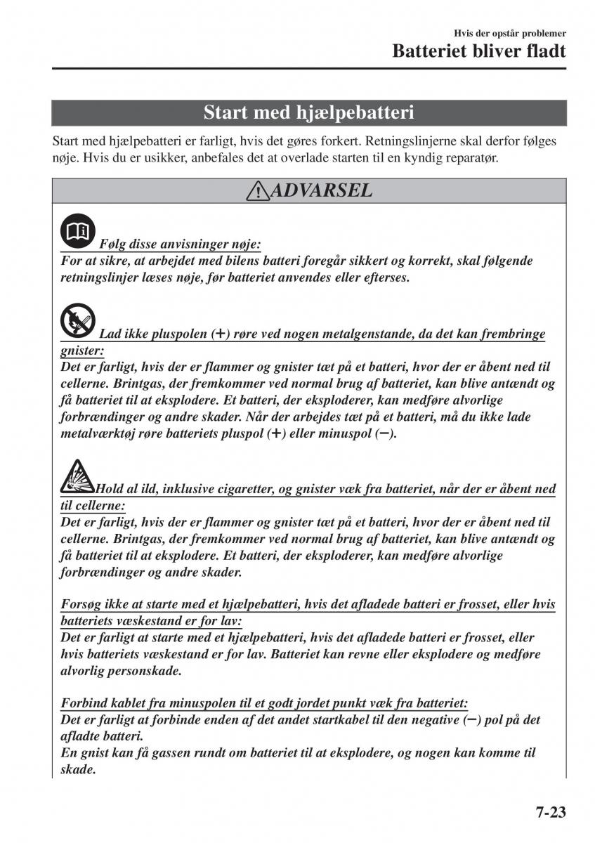 Mazda CX 3 Bilens instruktionsbog / page 553