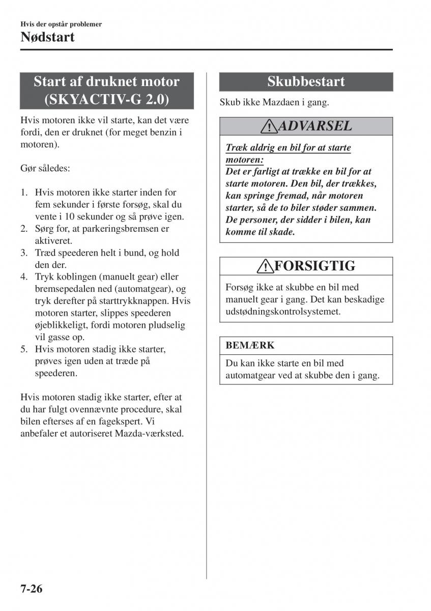 Mazda CX 3 Bilens instruktionsbog / page 556