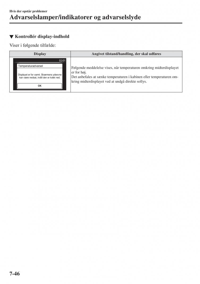 Mazda CX 3 Bilens instruktionsbog / page 576