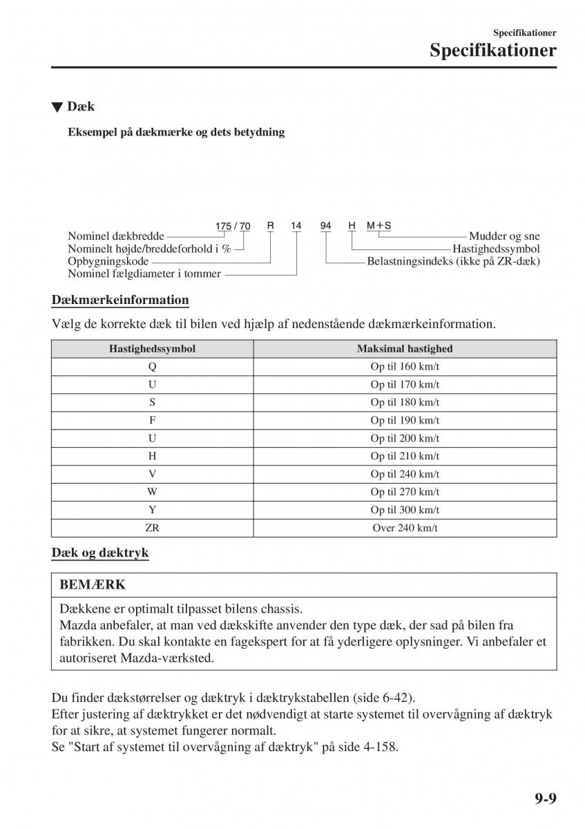 Mazda CX 3 Bilens instruktionsbog / page 617