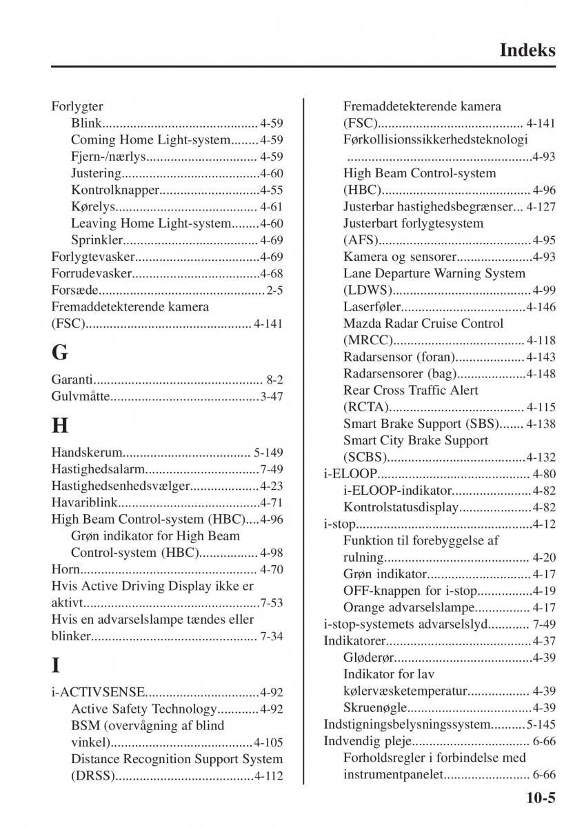 Mazda CX 3 Bilens instruktionsbog / page 633